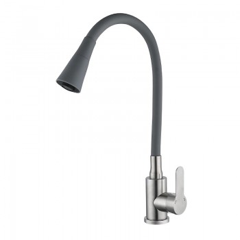 MIXXUS DAX-011 REFL.GRAY Зміш. для кухні з силік. вил. з нерж. сталі SUS304 (вил. сірий)(10 шт/ящ) MIXXUS DAX-011 REFL.GRAY Зміш. для кухні з силік. вил. з нерж. сталі SUS304 (вил. сірий)(10 шт/ящ)