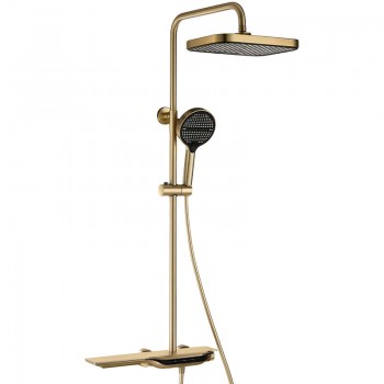 MIXXUS PREMIUM SPACE-009-J BRUSHED GOLD Душ.колона зі зміш.з КНОП.ПЕРЕМИК. 3 реж.(Мат.зол.)(3 шт/ящ) MIXXUS PREMIUM SPACE-009-J BRUSHED GOLD Душ.колона зі зміш.з КНОП.ПЕРЕМИК. 3 реж.(Мат.зол.)(3 шт/ящ)
