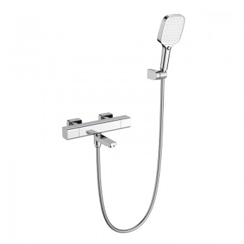 MIXXUS PREMIUM VIRGO 009 (EURO) Змішувач для ванни термост. з коротким виливом (Колір хром)(8 шт/ящ) MIXXUS PREMIUM VIRGO 009 (EURO) Змішувач для ванни термост. з коротким виливом (Колір хром)(8 шт/ящ)