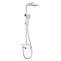 KOER KB-56007-04 Душова колона зі змішувачем, 3 функції (Колір хром+білий) (3 шт/ящ)