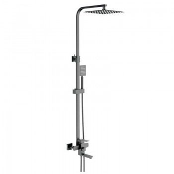 MIXXUS KUB-009-J GRAPHITE Душова колона зі змішувачем з нерж. сталі SUS304 (кол.графіт) (6 шт/ящ) MIXXUS KUB-009-J GRAPHITE Душова колона зі змішувачем з нерж. сталі SUS304 (кол.графіт) (6 шт/ящ)