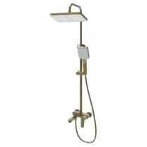 HAIBA MILANO 003-J BRUSHED GOLD Душова колона зі змішувачем (1 шт/ящ)