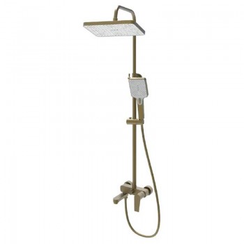 HAIBA MILANO 003-J BRUSHED GOLD Душова колона зі змішувачем (1 шт/ящ) HAIBA MILANO 003-J BRUSHED GOLD Душова колона зі змішувачем (1 шт/ящ)