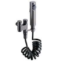 MIXXUS AVT-01 GRAPHITE Кран для гігієн. душу та бачка унітаза (з лійкою) (Колір графіт) (20 шт/ящ)