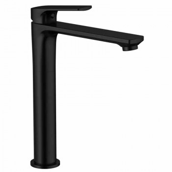 MIXXUS PREMIUM MONE 001 (NUT) HIGH BLACK Змішувач для умивальника (колір чорний) (10 шт/ящ) MIXXUS PREMIUM MONE 001 (NUT) HIGH BLACK Змішувач для умивальника (колір чорний) (10 шт/ящ)