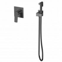 MIXXUS PREMIUM MONE 002 (INNER) GRAPHITE Змішувач(вбудов.)для гіг.душу(з лійкою)(графіт)(10 шт/ящ)