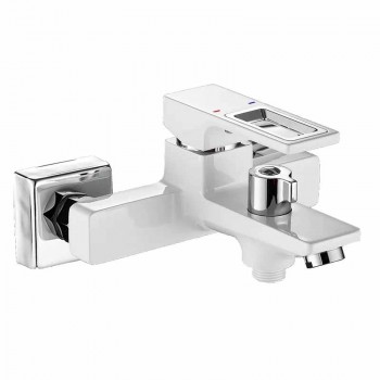 MIXXUS PREMIUM DANTE 009 (EURO) WHITE-CHROME Змішувач для ванни (кол. білий + хром) (10 шт/ящ) MIXXUS PREMIUM DANTE 009 (EURO) WHITE-CHROME Змішувач для ванни (кол. білий + хром) (10 шт/ящ)