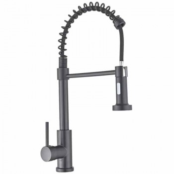 MIXXUS PREMIUM SPRING 017 GRAPHITE Змішувач для кухні з виливом ПРУЖИНА (Колір графіт) (8 шт/ящ) MIXXUS PREMIUM SPRING 017 GRAPHITE Змішувач для кухні з виливом ПРУЖИНА (Колір графіт) (8 шт/ящ)