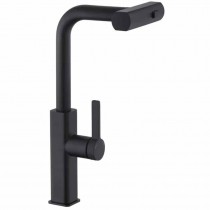 MIXXUS PREMIUM HAMMER 014 BLACK Змішувач для кухні з висувним виливом (Колір чорний) (8 шт/ящ)