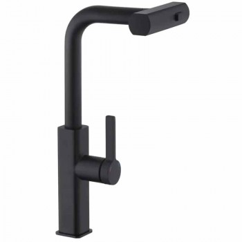 MIXXUS PREMIUM HAMMER 014 BLACK Змішувач для кухні з висувним виливом (Колір чорний) (8 шт/ящ) MIXXUS PREMIUM HAMMER 014 BLACK Змішувач для кухні з висувним виливом (Колір чорний) (8 шт/ящ)