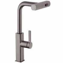 MIXXUS PREMIUM HAMMER 014 GRAPHITE Змішувач для кухні з висувним виливом (Колір графіт) (8 шт/ящ)