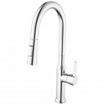 MIXXUS PREMIUM PULL 014 Змішувач для кухні з висувним виливом (Колір хром) (8шт/ящ)