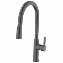 MIXXUS PREMIUM PULL 014 GRAPHITE Змішувач для кухні з висувним виливом (Колір графіт) (8 шт/ящ)