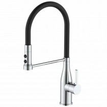 MIXXUS PREMIUM SUMMER 017 REFL.BLACK Змішувач для кухні (Колір хром+силік.вилив чорний) (8 шт/ящ) MIXXUS PREMIUM SUMMER 017 REFL.BLACK Змішувач для кухні (Колір хром+силік.вилив чорний) (8 шт/ящ)