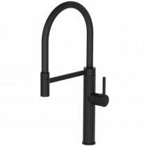 MIXXUS PREMIUM OLIWER 017 BLACK REFL.BLACK Зміш.для кухні (Колір чорн.+силік.вилив чорн.) (8шт/ящ)