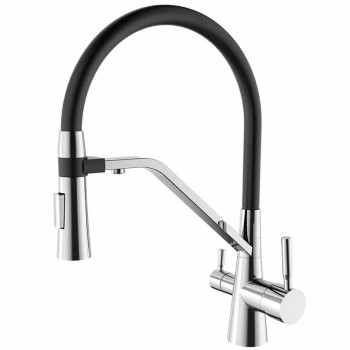 MIXXUS PREMIUM MAGNET 021 REFL.BLACK Змішувач для кухні (Колір хром+силік.вилив чорний) (8шт/ящ) MIXXUS PREMIUM MAGNET 021 REFL.BLACK Змішувач для кухні (Колір хром+силік.вилив чорний) (8шт/ящ)