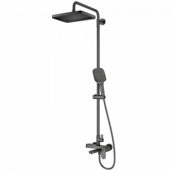KOER KB-56030-07 Душова колона зі змішувачем, 3 функції (Колір графіт) (3 шт/ящ)