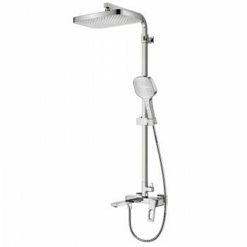 KOER KB-56031-01 Душова колона зі змішувачем, 3 функції (Колір хром) (3 шт/ящ) KOER KB-56031-01 Душова колона зі змішувачем, 3 функції (Колір хром) (3 шт/ящ)