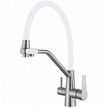 MIXXUS FUL-021 REFL.WHITE Зміш. для кухні з силік.вил. з нерж.ст.SUS304 з вих.для пит.води(10 шт/ящ) MIXXUS FUL-021 REFL.WHITE Зміш. для кухні з силік.вил. з нерж.ст.SUS304 з вих.для пит.води(10 шт/ящ)