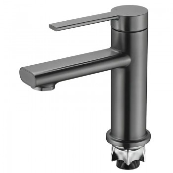 MIXXUS LORD 001 (NUT) GRAPHITE Змішувач для умивальника (Колір графіт) (10 шт/ящ)
