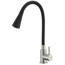 MIXXUS SUS-011-T REFL.BLACK Зміш. для кухні з силік. вил. з нерж. сталі SUS304 (вил.чорний)(10шт/ящ) MIXXUS SUS-011-T REFL.BLACK Зміш. для кухні з силік. вил. з нерж. сталі SUS304 (вил.чорний)(10шт/ящ)