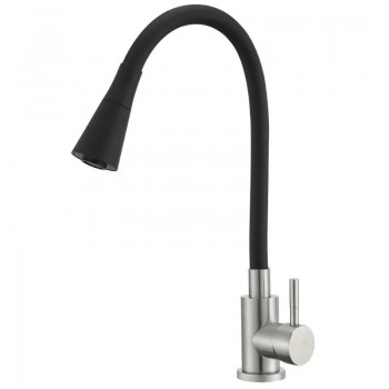 MIXXUS SUS-011-T REFL.BLACK Зміш. для кухні з силік. вил. з нерж. сталі SUS304 (вил.чорний)(10шт/ящ) MIXXUS SUS-011-T REFL.BLACK Зміш. для кухні з силік. вил. з нерж. сталі SUS304 (вил.чорний)(10шт/ящ)