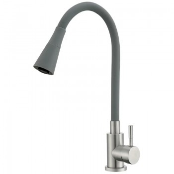 MIXXUS SUS-011-T REFL.GRAY Зміш. для кухні з силік. вил. з нерж. сталі SUS304 (вил. сірий)(10 шт/ящ) MIXXUS SUS-011-T REFL.GRAY Зміш. для кухні з силік. вил. з нерж. сталі SUS304 (вил. сірий)(10 шт/ящ)