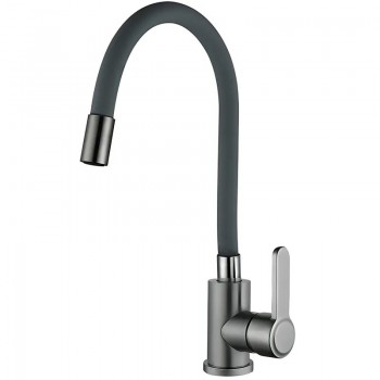 CHAMPION EZA-011 GRAPHITE REFL.GRAY Зміш. для кухні з сил. вил. з нерж.сталі(вилив сірий) (10 шт/ящ) CHAMPION EZA-011 GRAPHITE REFL.GRAY Зміш. для кухні з сил. вил. з нерж.сталі(вилив сірий) (10 шт/ящ)
