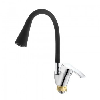 ZERIX YUT 279 REFLECTOR BLACK Змішувач для кухні з силік. виливом (кол.вил.чорний) (10 шт/ящ) ZERIX YUT 279 REFLECTOR BLACK Змішувач для кухні з силік. виливом (кол.вил.чорний) (10 шт/ящ)