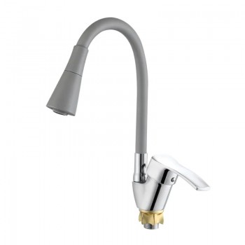 ZERIX YUT 279 REFLECTOR GRAY Змішувач для кухні з силік. виливом (кол.вил.сірий) (10 шт/ящ) ZERIX YUT 279 REFLECTOR GRAY Змішувач для кухні з силік. виливом (кол.вил.сірий) (10 шт/ящ)