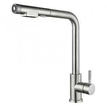 MIXXUS LUX-021 PULL Змішувач для кухні з висувним виливом з нерж. сталі SUS304 (10 шт/ящ) MIXXUS LUX-021 PULL Змішувач для кухні з висувним виливом з нерж. сталі SUS304 (10 шт/ящ)