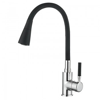 ZERIX ATRIUM-011-T REFL.BLACK Змішувач для кухні (Колір хром+силік.вилив чорний) (10 шт/ящ) ZERIX ATRIUM-011-T REFL.BLACK Змішувач для кухні (Колір хром+силік.вилив чорний) (10 шт/ящ)