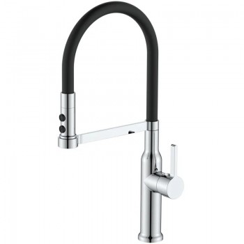 MIXXUS PREMIUM PULL 017 REFL.BLACK Змішувач для кухні (Колір хром+силік.вилив чорний) (8шт/ящ) MIXXUS PREMIUM PULL 017 REFL.BLACK Змішувач для кухні (Колір хром+силік.вилив чорний) (8шт/ящ)