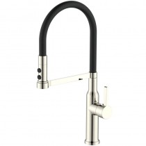 MIXXUS PREMIUM PULL 017 SS COLOR REFL.BLACK Зміш.для кухні (Колір нерж.+силік.вилив чорний) (8шт/ящ) MIXXUS PREMIUM PULL 017 SS COLOR REFL.BLACK Зміш.для кухні (Колір нерж.+силік.вилив чорний) (8шт/ящ)