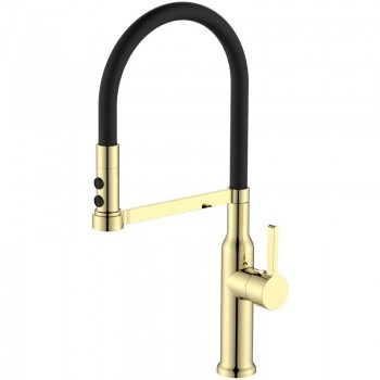 MIXXUS PREMIUM PULL 017 BRUSHED GOLD REFL.BLACK Зміш.для кухні (Кол.мат.зол.+сил.вил.чор.) (8шт/ящ) MIXXUS PREMIUM PULL 017 BRUSHED GOLD REFL.BLACK Зміш.для кухні (Кол.мат.зол.+сил.вил.чор.) (8шт/ящ)