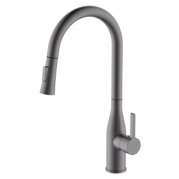 MIXXUS PREMIUM SUMMER 014 GRAPHITE Змішувач для кухні з висувним виливом (Колір графіт) (8 шт/ящ) MIXXUS PREMIUM SUMMER 014 GRAPHITE Змішувач для кухні з висувним виливом (Колір графіт) (8 шт/ящ)
