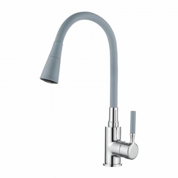 ZERIX ATRIUM-011-T REFL.GRAY Змішувач для кухні (Колір хром+силік.вилив сірий) (10 шт/ящ) ZERIX ATRIUM-011-T REFL.GRAY Змішувач для кухні (Колір хром+силік.вилив сірий) (10 шт/ящ)