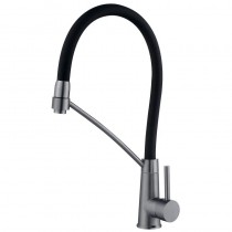 ZERIX FUL-017 GRAPHITE REFL.BLACK Зміш.для кух.з силік.вил.з нерж.сталі SUS304(кол.графіт)(10шт/ящ) ZERIX FUL-017 GRAPHITE REFL.BLACK Зміш.для кух.з силік.вил.з нерж.сталі SUS304(кол.графіт)(10шт/ящ)