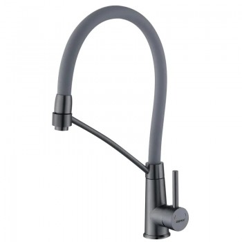 ZERIX FUL-017 GRAPHITE REFL.GRAY Зміш.для кух.з силік.вил.з нерж.сталі SUS304(кол.графіт)(10шт/ящ) ZERIX FUL-017 GRAPHITE REFL.GRAY Зміш.для кух.з силік.вил.з нерж.сталі SUS304(кол.графіт)(10шт/ящ)