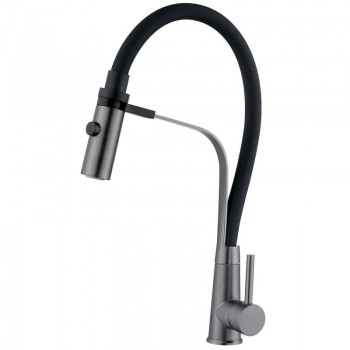 ZERIX MAG-017 GRAPHITE REFL.BLACK Зміш.для кухні з силікон.вил. з н.ст. SUS304(вил.чорний)(10 шт/ящ) ZERIX MAG-017 GRAPHITE REFL.BLACK Зміш.для кухні з силікон.вил. з н.ст. SUS304(вил.чорний)(10 шт/ящ)