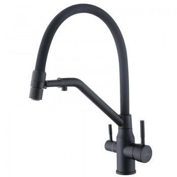 ZERIX MAG-021 BLACK REFL.BLACK Зміш.для кухні з сил. вил. з н.ст.SUS304 з вих.для пит.води (10шт/ящ) ZERIX MAG-021 BLACK REFL.BLACK Зміш.для кухні з сил. вил. з н.ст.SUS304 з вих.для пит.води (10шт/ящ)