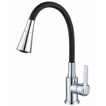 ZERIX EZA-011-T CHROME REFL.BLACK Змішувач для кухні (колір хром+силік.вил.чорний) (10шт/ящ) ZERIX EZA-011-T CHROME REFL.BLACK Змішувач для кухні (колір хром+силік.вил.чорний) (10шт/ящ)