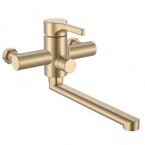 ZERIX REX-006 (EURO) BRUSHED GOLD Змішувач для ванни з нерж. сталі (Колір матове золото) (12 шт/ящ) ZERIX REX-006 (EURO) BRUSHED GOLD Змішувач для ванни з нерж. сталі (Колір матове золото) (12 шт/ящ)