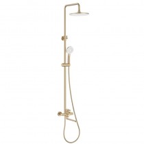 ZERIX REX-009-J BRUSHED GOLD Душова колона зі змішувачем з нерж. сталі (Колір мат. золото) (4 шт/ящ) ZERIX REX-009-J BRUSHED GOLD Душова колона зі змішувачем з нерж. сталі (Колір мат. золото) (4 шт/ящ)