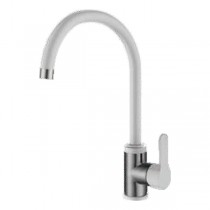 ZERIX LR74105W Змішувач для кухні з нерж. стали SUS304 (колір білий) ZERIX LR74105W Змішувач для кухні з нерж. стали SUS304 (колір білий)
