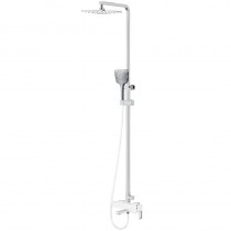 KOER KB-56009-04 Душова колона зі змішувачем, 3 функціі (Колір хром+білий) (3 шт/ящ)