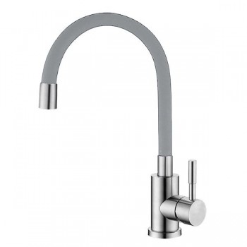 MIXXUS SUS-011 REFL. GREY Змішувач для кухні з сил. вил. із нерж. ст. SUS304 (колір сірий) MIXXUS SUS-011 REFL. GREY Змішувач для кухні з сил. вил. із нерж. ст. SUS304 (колір сірий)