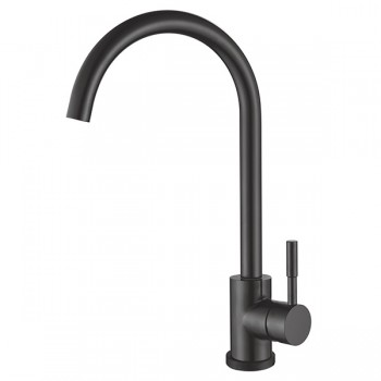 MIXXUS SUS-011-2 BLACK Змішувач для кухні з нерж. сталі SUS304 (10 шт/ящ)