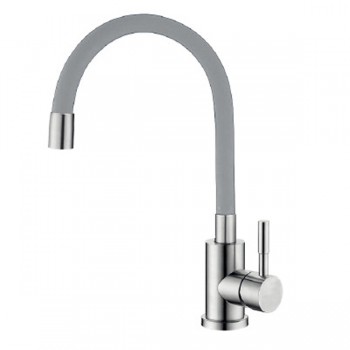 ZERIX SUS-011 REFL.GREY Змішувач для кухні з нерж. сталі SUS304 (кол. СІРИЙ) (10 шт ZERIX SUS-011 REFL.GREY Змішувач для кухні з нерж. сталі SUS304 (кол. СІРИЙ) (10 шт
