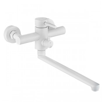 MIXXUS SUS-006 (EURO) WHITE Змішувач для ванни з нерж. сталі SUS304 (12 шт/ящ) MIXXUS SUS-006 (EURO) WHITE Змішувач для ванни з нерж. сталі SUS304 (12 шт/ящ)